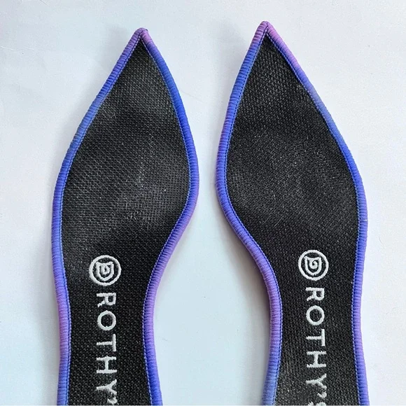 Rothy’s The Point II Black Minimalist Pointy Flats Size 8 - Picture 13 of 14